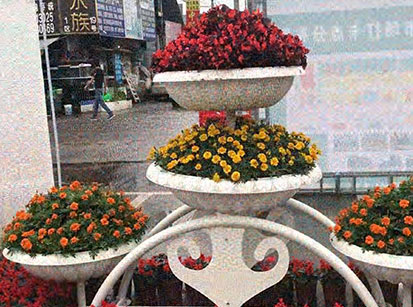 立體花壇雕塑的形體設計